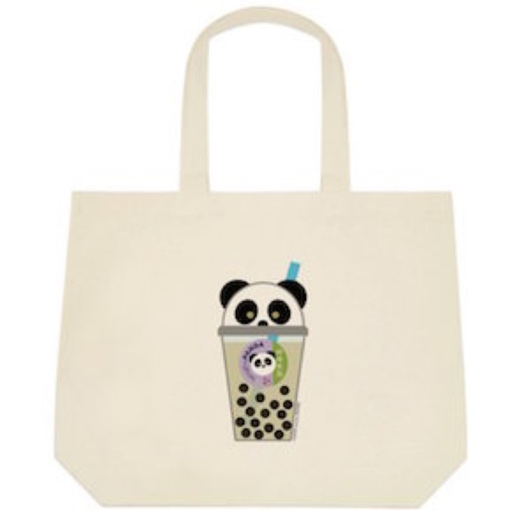bengbuPANDA 100% Cotton Canvas Big Tote Bag